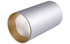 Светильник накладной SP-POLO-R85-1-15W Day White 40deg (Silver, Gold Ring)